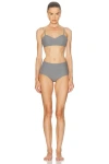 Jil Sander Bra Set In Gray