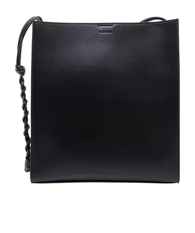 Jil Sander Shoulder Bag With Logo In Black