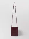 Jil Sander Braided Strap Shoulder Bag With Front Pocket