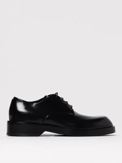 Jil Sander Studded Leather Clogs With Chunky Sole In Black