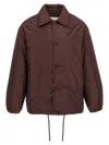 Jil Sander 'collared Drawstring Elasticated Cuffs Jacket'