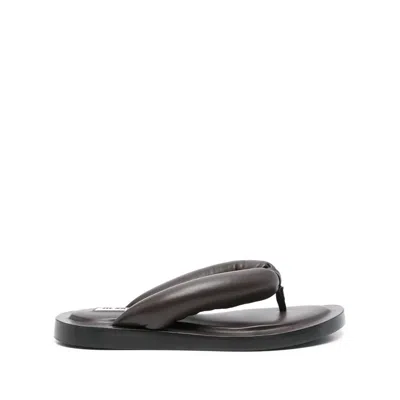 Jil Sander Brown Flip-flops & Slides Women