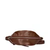 Jil Sander Brown Leather Crossbody Women's Bag In Brown