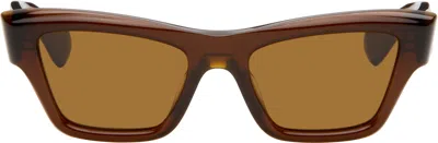 Jil Sander Brown Oliver Peoples 'edition 3' Cat Eye Sunglasses