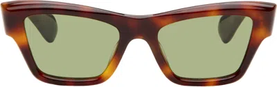Jil Sander Brown Oliver Peoples 'edition 3' Cat Eye Sunglasses