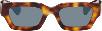 Jil Sander Brown Oliver Peoples Rectangular 'edition 6' Sunglasses In Pink