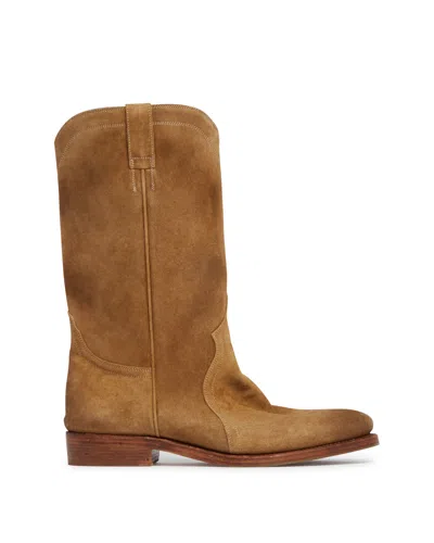 Jil Sander Brown Suede Boots