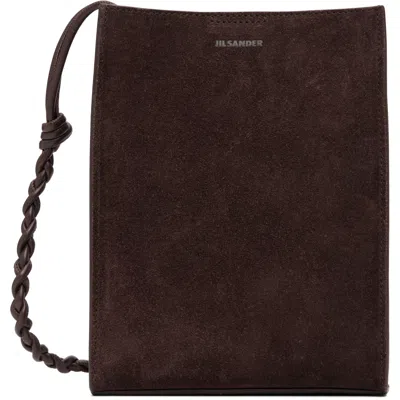 Jil Sander Brown Tangle Small Pouch