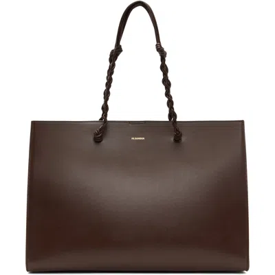 Jil Sander Brown Tangle Tote