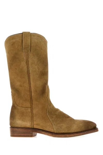 Jil Sander Light Brown Bruce Boots In Multi