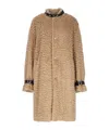 Jil Sander Single Breasted Trench Coat With Leather Belt At Collar And Cuff In Nude