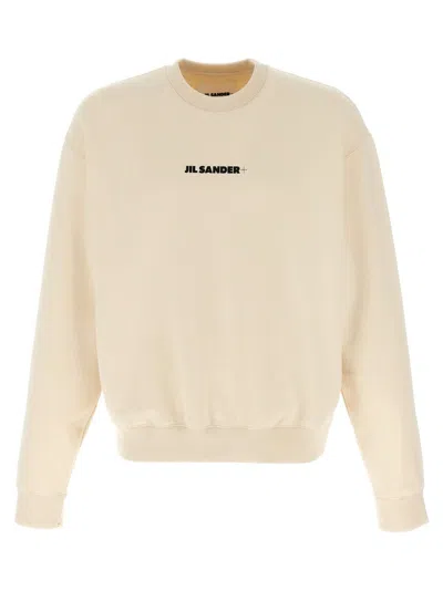 JIL SANDER BRUSHED COTTON SWEATSHIRT