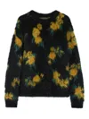 Jil Sander Brushed-effect Sweater In Blue