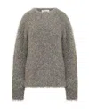 Jil Sander Lurex And Mohair Sweater In Gray