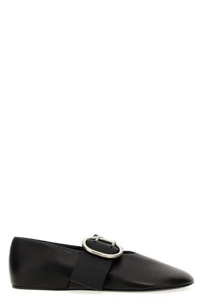 JIL SANDER JIL SANDER BUCKLE BALLET FLATS