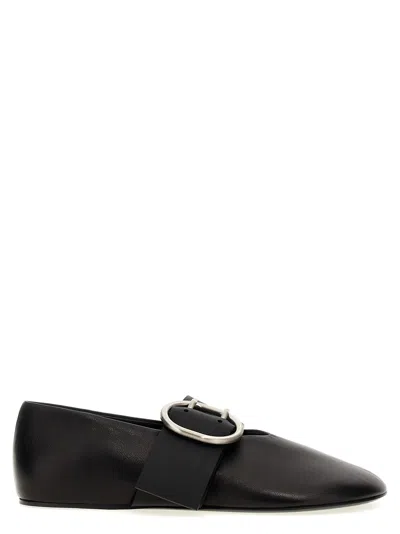 JIL SANDER BUCKLE BALLET FLATS