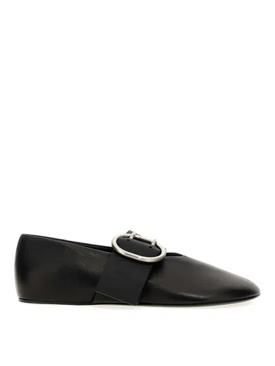 JIL SANDER BUCKLE BALLET FLATS