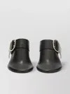Jil Sander Buckle Kitten Heel Open Back Mules