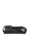 Jil Sander Cylindrical Shoulder Bag In Black
