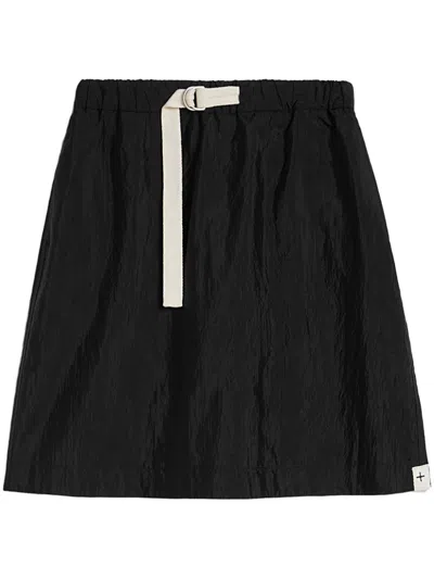 JIL SANDER BUCKLED A-LINE MINISKIRT
