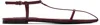 Jil Sander Pointy Toe Leather Sandals In 609 Chili Red