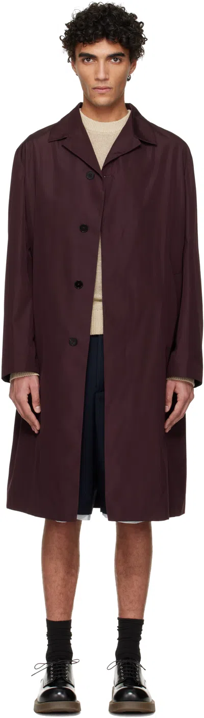 Jil Sander Burgundy Sport Coat