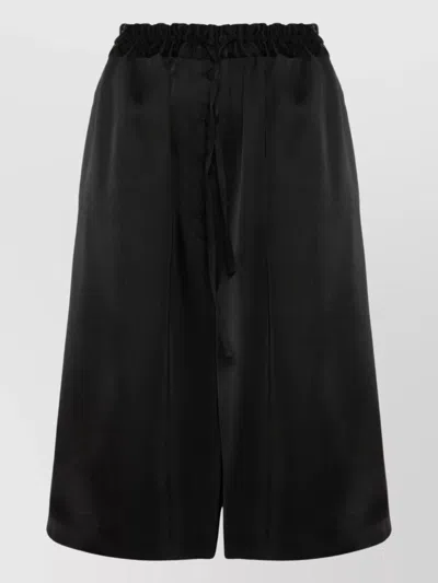 JIL SANDER BUTTON-DETAIL KNEE-LENGTH LOOSE FIT SHORTS