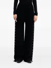 Jil Sander Button-detailed Trousers In Black