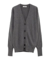 Jil Sander Button-down Cashmere Cardigan In Brown