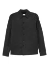 Jil Sander+ Button-down Wool Shirt In Black