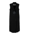 Jil Sander Button-fastening Tailored Crepe Gilet In Black
