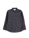 Jil Sander Button Flap-pocket Shirt In Blue