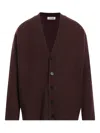Jil Sander Button-front Cardigan In Brown