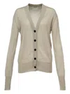 Jil Sander Button-front Cardigan In Neutral