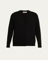 Jil Sander Button-front Wool Cardigan In Black