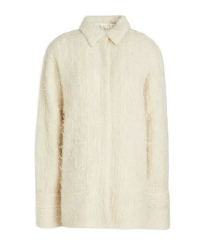 Jil Sander Button Long-sleeved Shirt In White