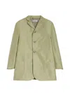 Jil Sander Button Technical Jacket In Green