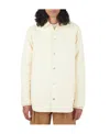 Jil Sander Button-through Silk-blend Shirt Jacket In White
