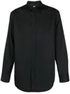 Jil Sander Black Regular Solid Shirt In Black