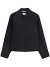 Jil Sander Button-up Shirt Jacket In Black