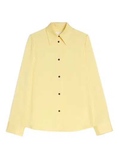 Jil Sander Button-up Shirt In Yellow