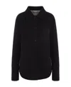 Jil Sander Single-breasted Cashmere Short Coat In Black