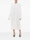 Jil Sander Button-down Drawstring Dress In Multi