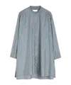 Jil Sander Buttoned Long Shirt In Gray