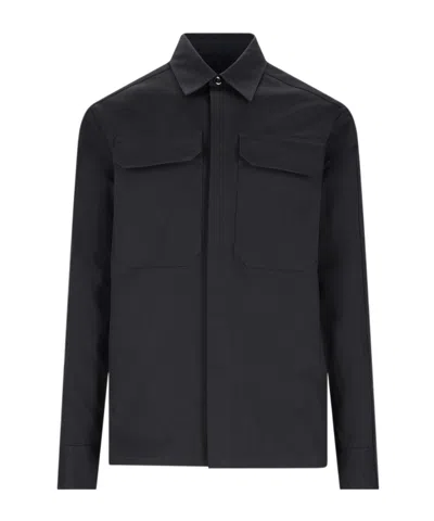 Jil Sander Men's Wool Shirt In Black