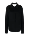 Jil Sander Buttoned Long-sleeved Shirt Jacket In Black