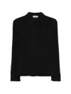 Jil Sander Buttoned Shirt In Black