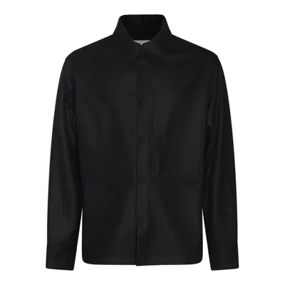 Jil Sander Buttoned Shirt In Black