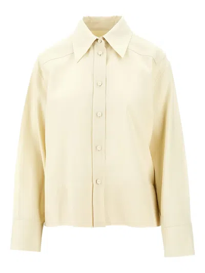 Jil Sander Buttoned Shirt In Yellow