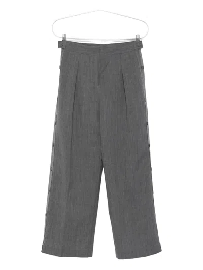 Jil Sander Buttoned Trousers - Women's - Viscose/wool